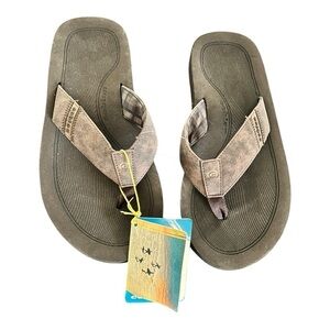 COBIAN ARV2 Trek Chocolate Brown Sandals  Flip Flops Arch Support Men’s 11 NWT